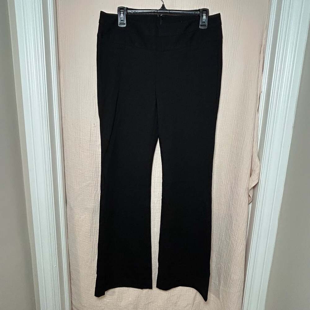 Cabi Pants Regular Licorice Size 8 Black Flare Trousers